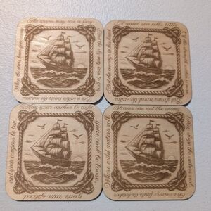 Nautical Ship Themed Coasters